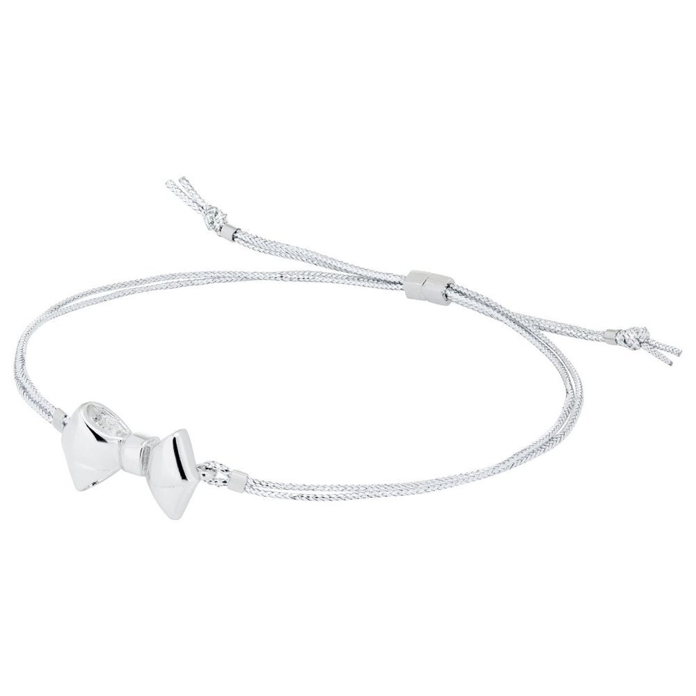 Ted Baker Bellisa Silver Baby Bow Cord Bracelet